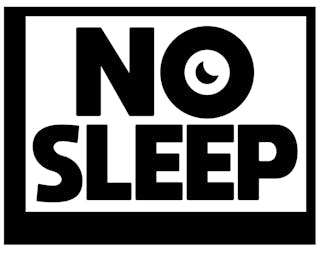 No Sleep logo